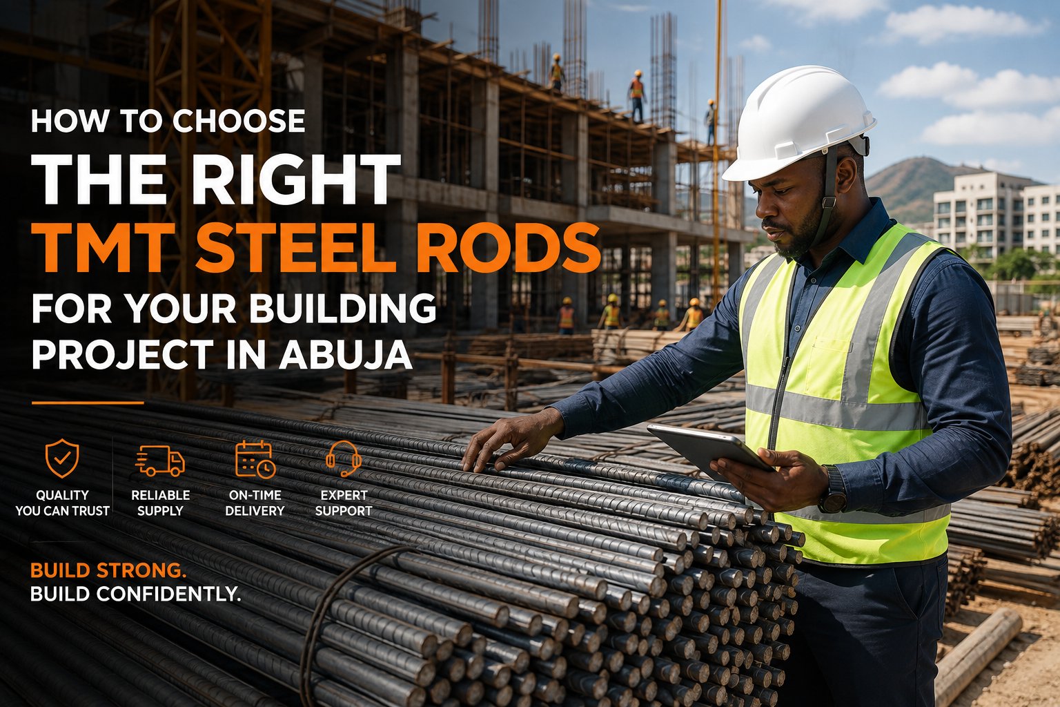 How to Choose the Right TMT Steel Rods for Your Building Project in Abuja